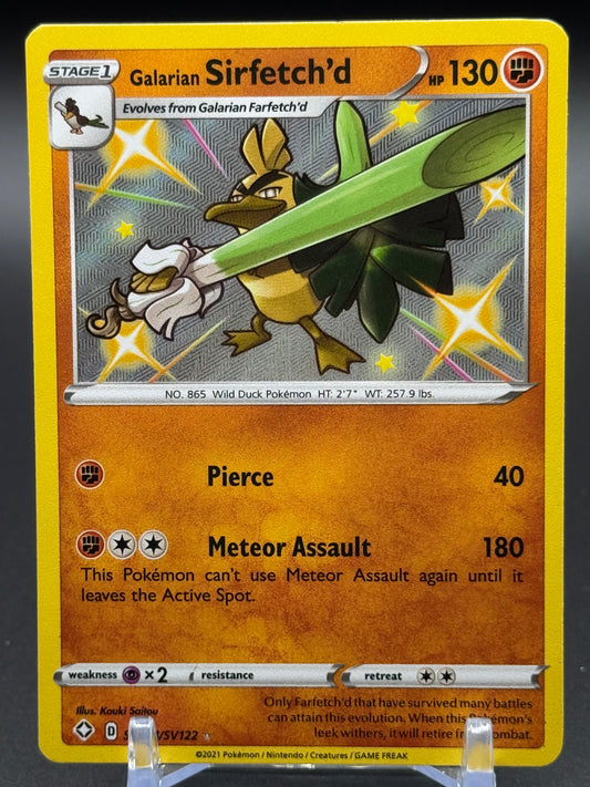 Pokemon TCG Galarian Sirfetch'd | Shining Fates SV064/SV122 | Condition: Near Mint