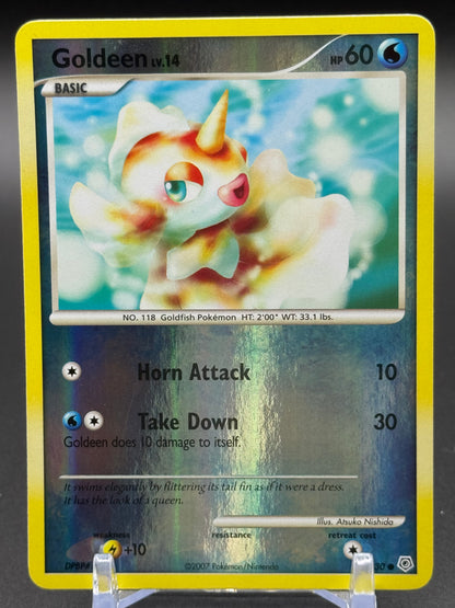 Pokemon TCG Goldeen | Diamond & Pearl 84/130 Reverse Holofoil | Condition: Light Play