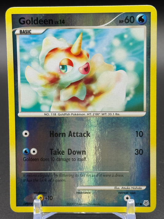 Pokemon TCG Goldeen | Diamond & Pearl 84/130 Reverse Holofoil | Condition: Light Play