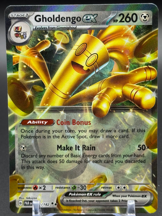 Pokemon TCG Gholdengo ex | Paradox Rift 139/182 | Condition: Near Mint