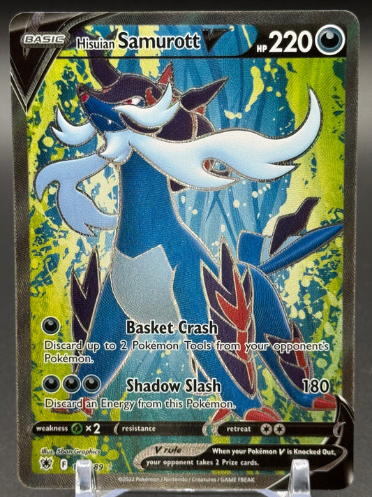 Pokemon TCG Hisuian Samurott V | Astral Radiance 176/189 | Condition: Near Mint