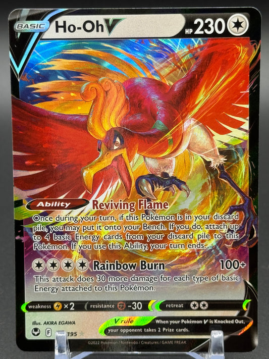 Pokemon TCG Ho-Oh V | Silver Tempest 140/195 | Condition: Near Mint