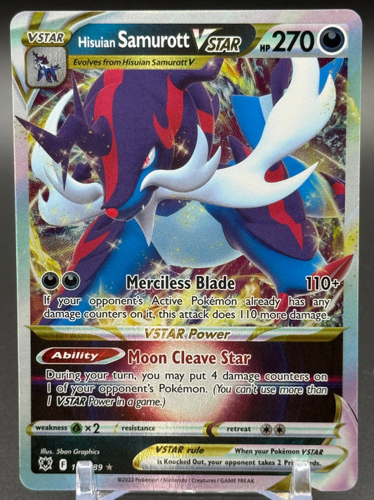 Pokemon TCG Hisuian Samurott VSTAR | Astral Radiance 102/189 | Condition: Near Mint