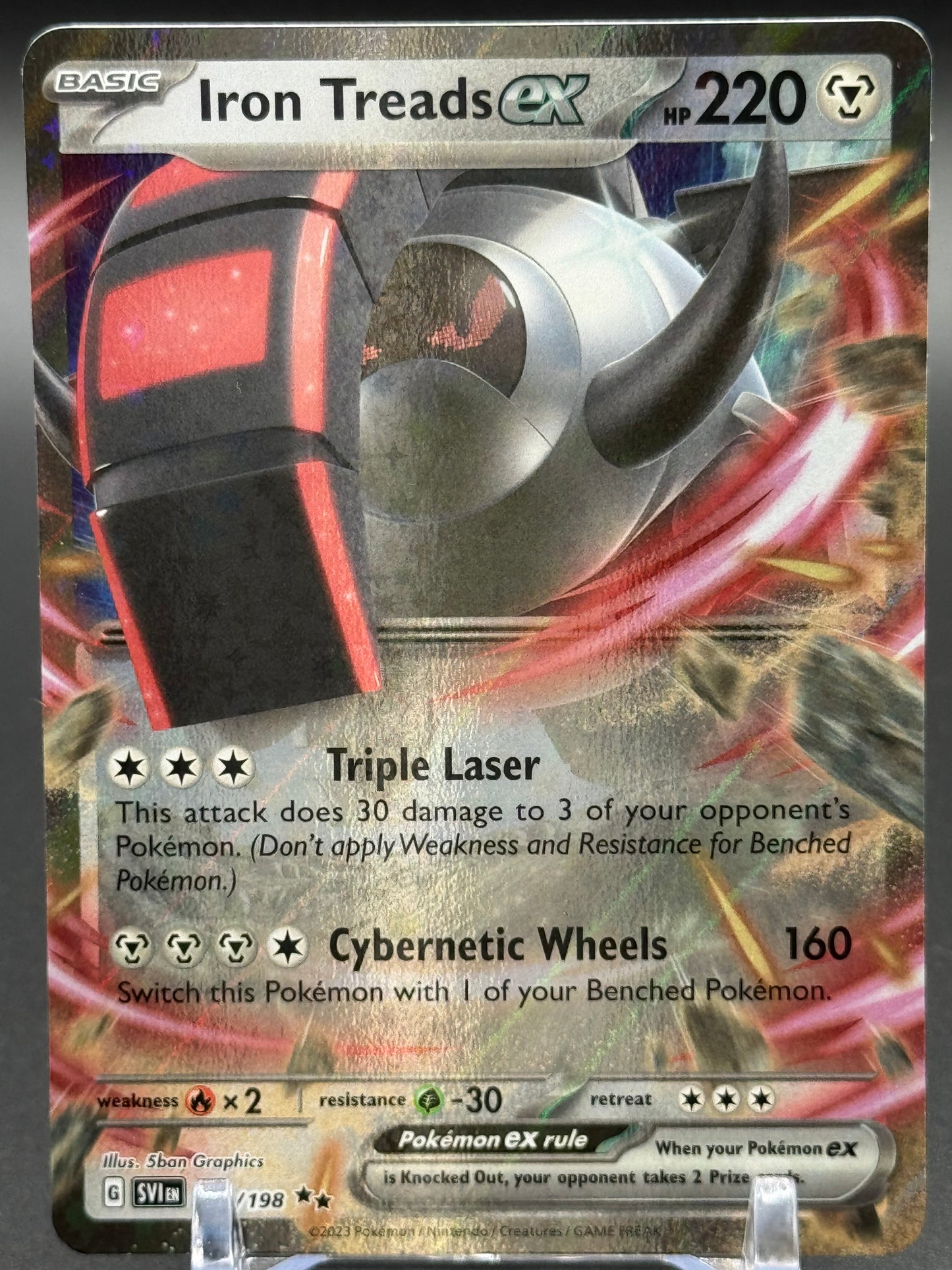Pokemon TCG Iron Treads ex | Scarlet & Violet Base Set 143/198 | Condition: Near Mint