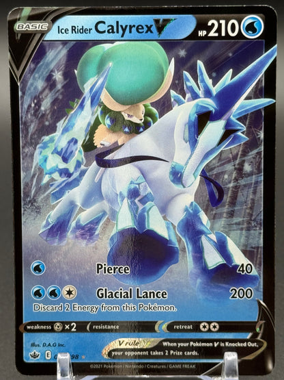Pokemon TCG Ice Rider Calyrex V | Chilling Reign 045/198 | Condition: Near Mint