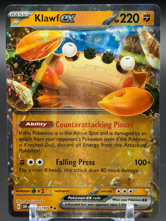 Pokemon TCG Klawf ex | Obsidian Flames 120/197 | Condition: Near Mint