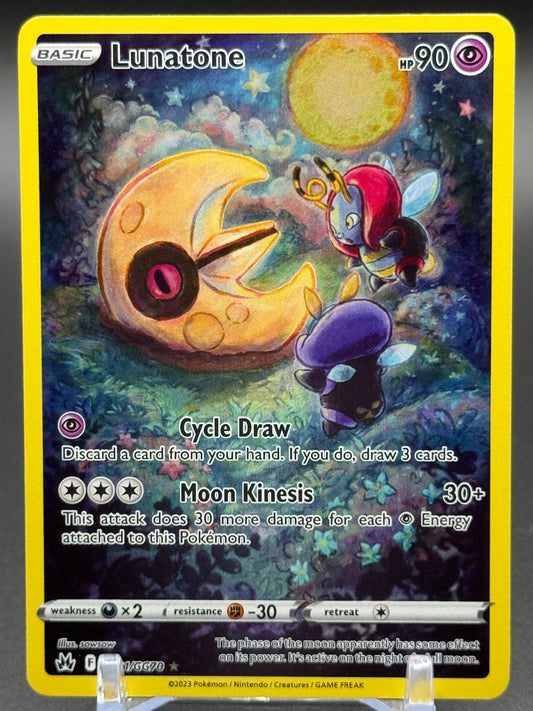 Pokemon TCG Lunatone | Crown Zenith GG11/GG70 | Condition: Near Mint