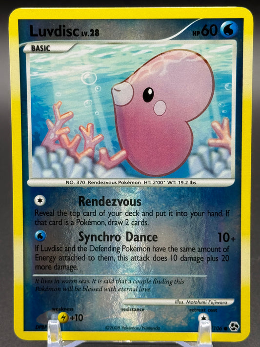 Pokemon TCG Luvdisc | Great Encounters 77/106 Reverse Holo | Condition: Near Mint