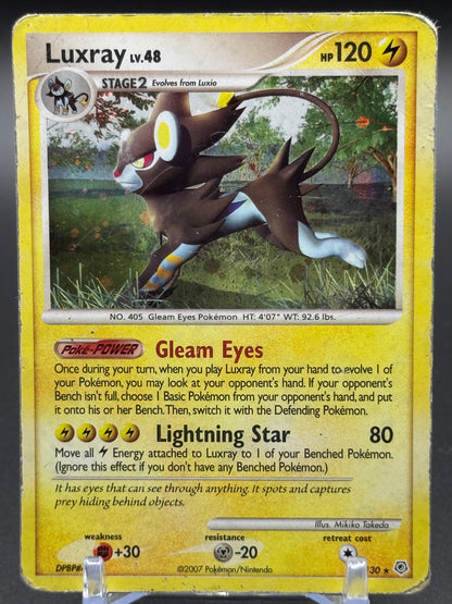 Pokemon TCG Luxray | Diamond & Pearl 7/130 | Condition: Damaged