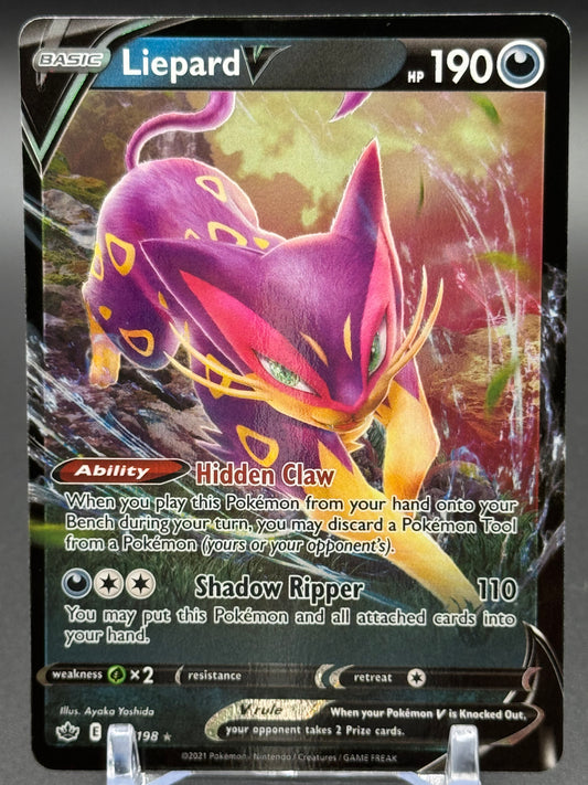 Pokemon TCG Liepard V | Chilling Reign 104/198 | Condition: Near Mint