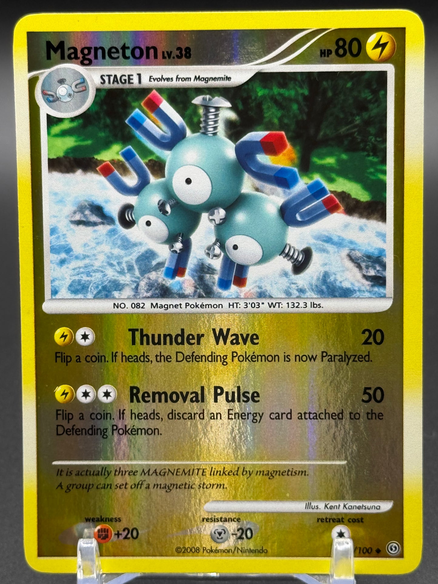 Pokemon TCG Magneton | Sotrmfront 43/100 Reverse Holo | Condition: Light Play