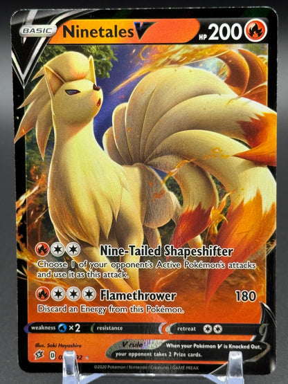 Pokemon TCG Ninetales V | Rebel Clash 026/192 | Condition: Near Mint