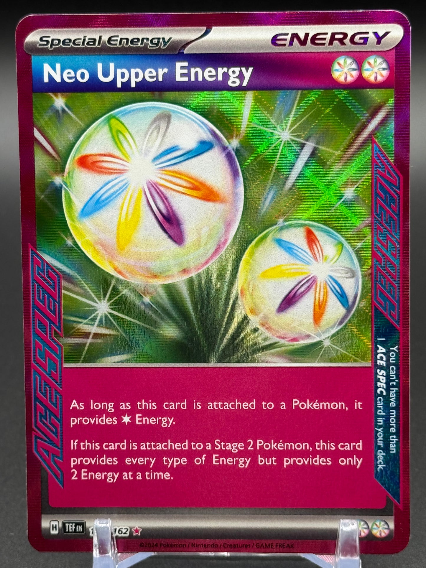 Pokemon TCG Neo Upper Energy | Temporal Forces 162/162 | Condition: Near Mint