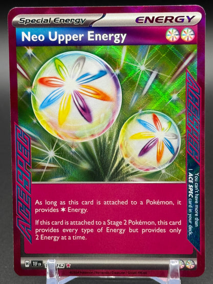 Pokemon TCG Neo Upper Energy | Temporal Forces 162/162 | Condition: Near Mint