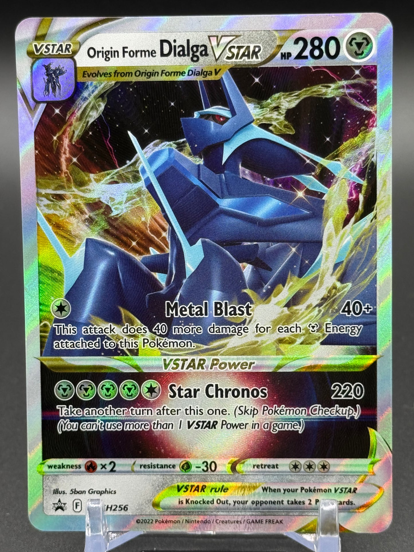 Pokemon TCG Origin Forme Dialga VSTAR | Black Star Promo SWSH256 | Condition: Near Mint