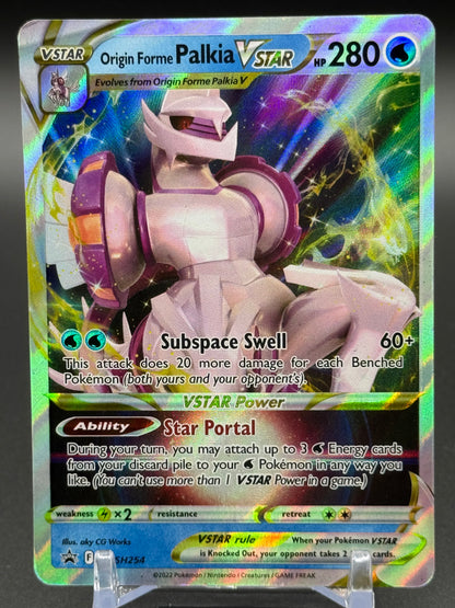 Pokemon TCG Origin Forme Palkia VSTAR | Black Star Promo SWSH254 | Condition: Light Play