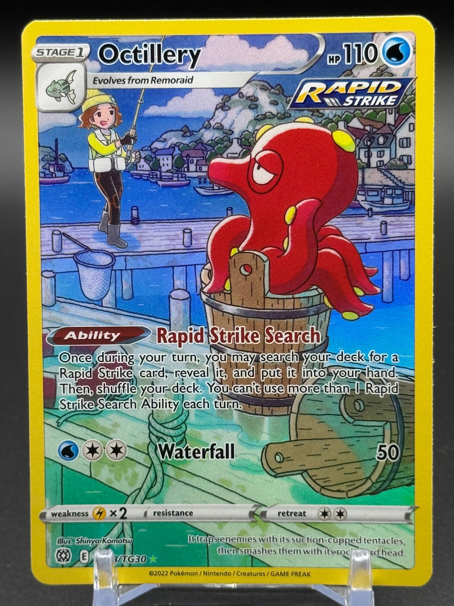 Pokemon TCG Octillery | Brilliant Stars TG03/TG30 | Condition: Near Mint
