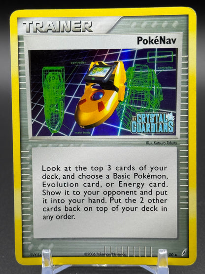 Pokemon TCG PokeNav | Crystal Guardians 83/100 Stamped Holo | Condition: Moderate Play