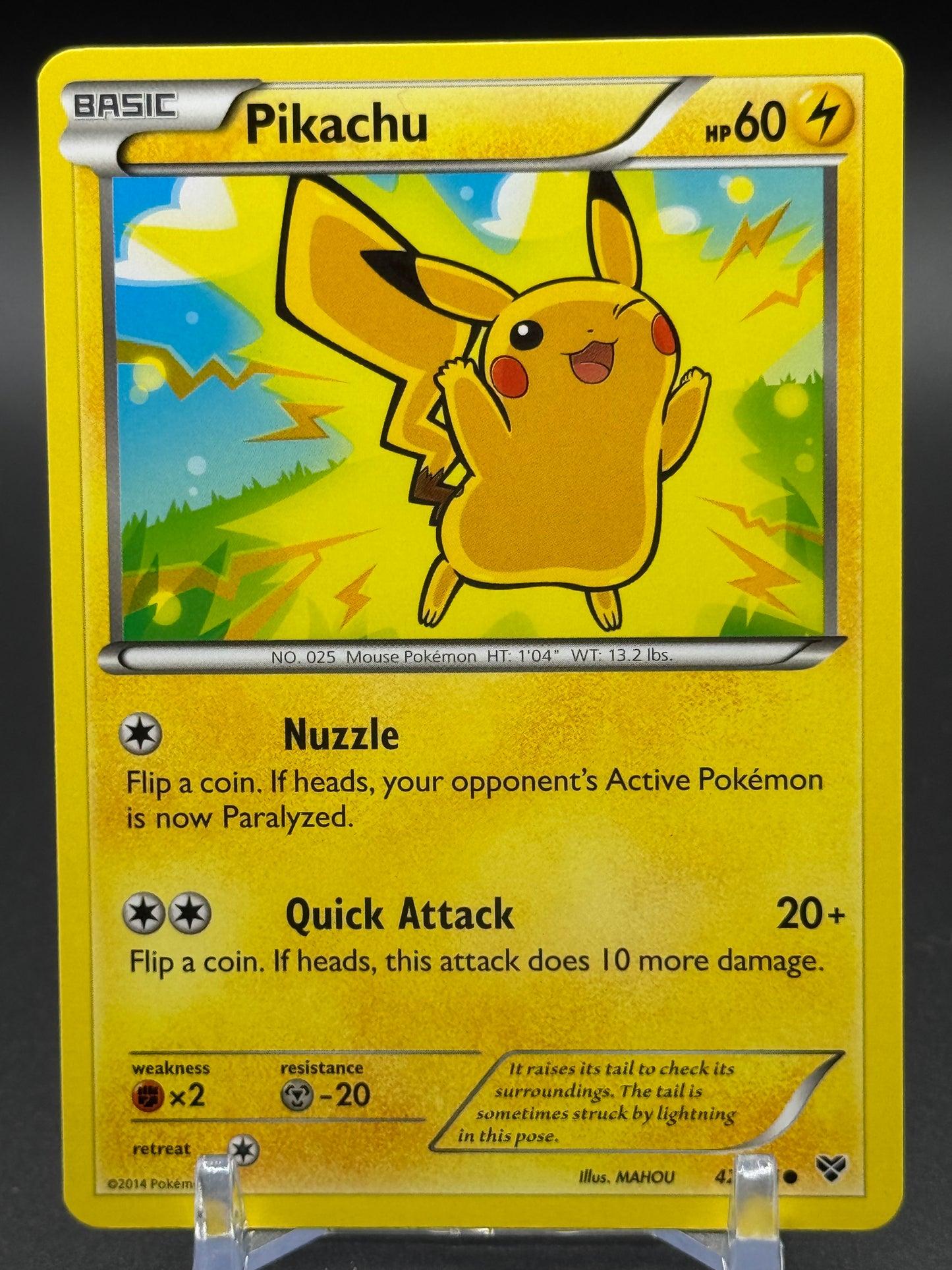 Pokemon TCG Pikachu | XY Base Set 42/146 | Condition: Light Play