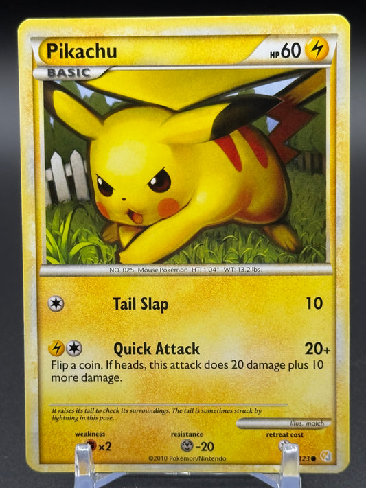 Pokemon TCG Pikachu | HeartGold SoulSilver 78/123 | Condition: Near Mint