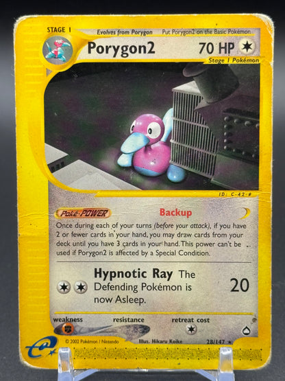 Pokemon TCG Porygon2 | Aquapolis 028/147 | Condition: Damaged