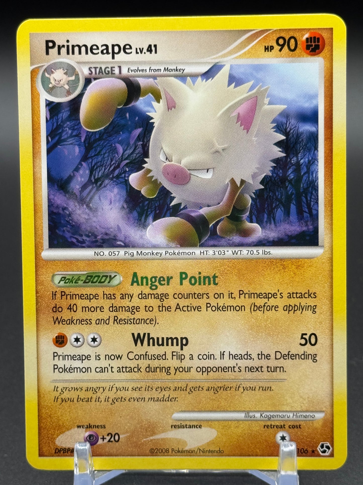 Pokemon TCG Primeape | Great Encounters 27/106 | Condition: Near Mint