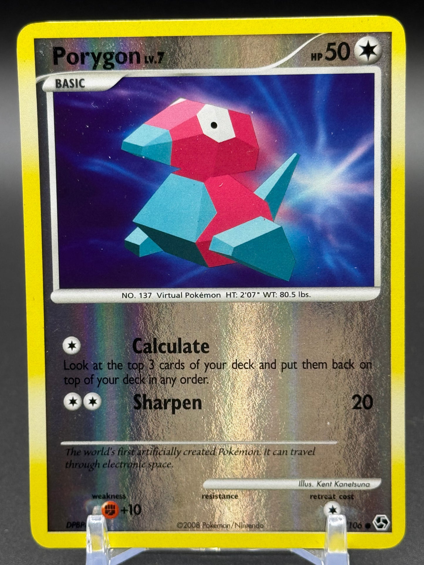 Pokemon TCG Porygon | Great Encounters 81/106 Reverse Holo | Condition: Light Play