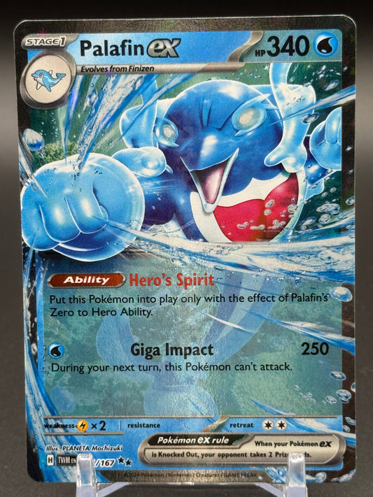Pokemon TCG Palafin ex | Twilight Masquerade 061/167 | Condition: Near Mint