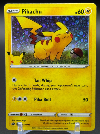 Pokemon TCG Pikachu | Black Star Promo SWSH039 | Condition: Light Play