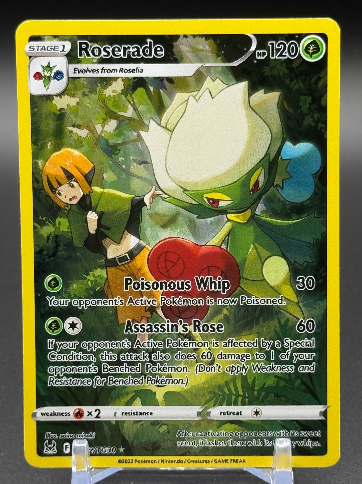 Pokemon TCG Roserade | Lost Origin TG02/TG30 | Condition: Near Mint