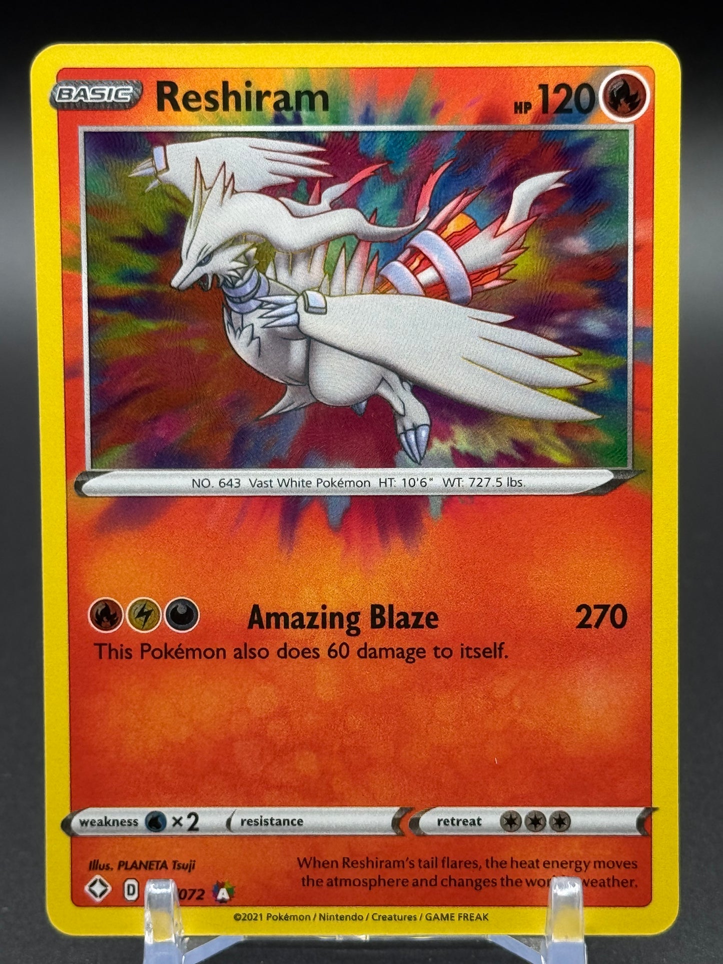 Pokemon TCG Reshiram | Shining Fates 017/072 | Condition: Near Mint