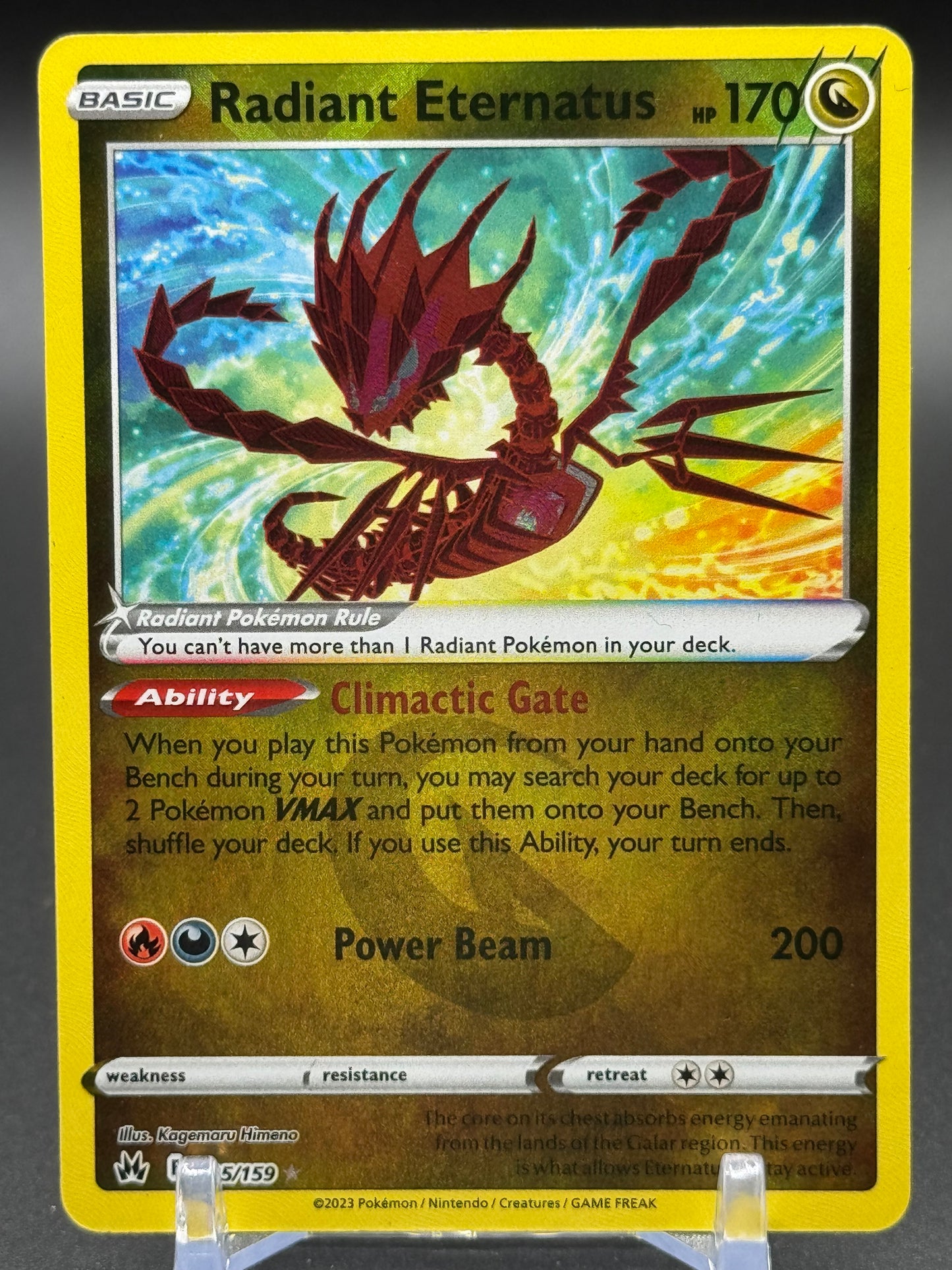 Pokemon TCG Radiant Eternatus | Crown Zenith 105/159 | Condition: Near Mint