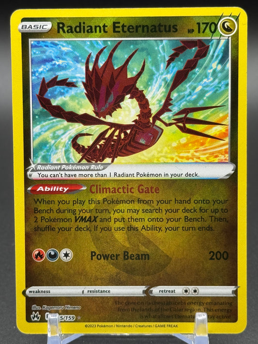 Pokemon TCG Radiant Eternatus | Crown Zenith 105/159 | Condition: Near Mint