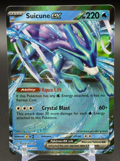 Pokemon TCG Suicune ex | TCG Classic Blastoise Deck 010/034 | Condition: Near Mint