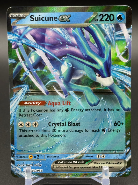Pokemon TCG Suicune ex | TCG Classic Blastoise Deck 010/034 | Condition: Near Mint