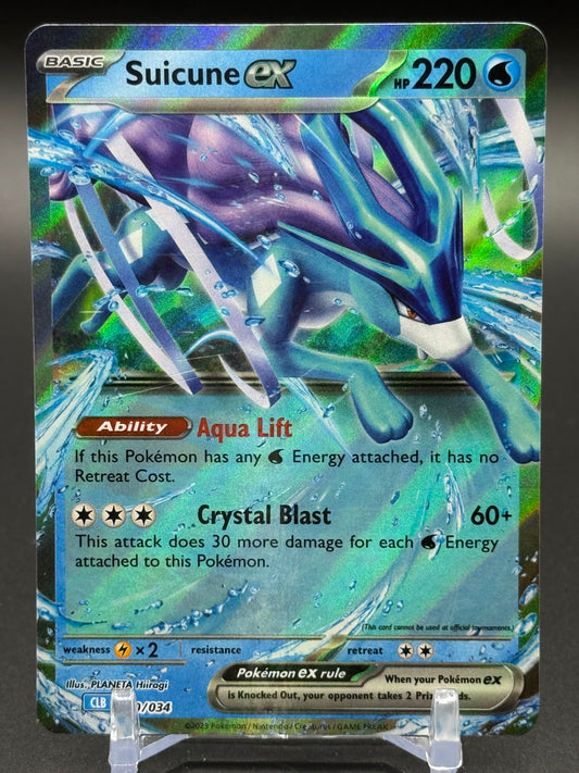 Pokemon TCG Suicune ex | TCG Classic Blastoise Deck 010/034 | Condition: Near Mint