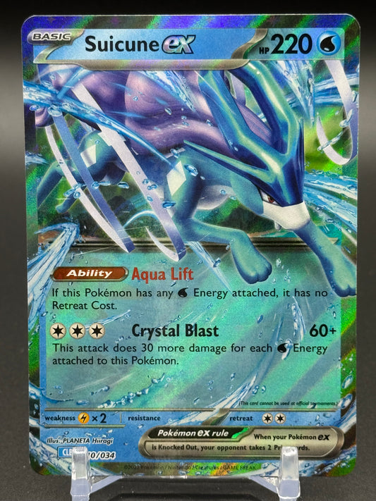 Pokemon TCG Suicune ex | TCG Classic Blastoise Deck 010/034 | Condition: Near Mint