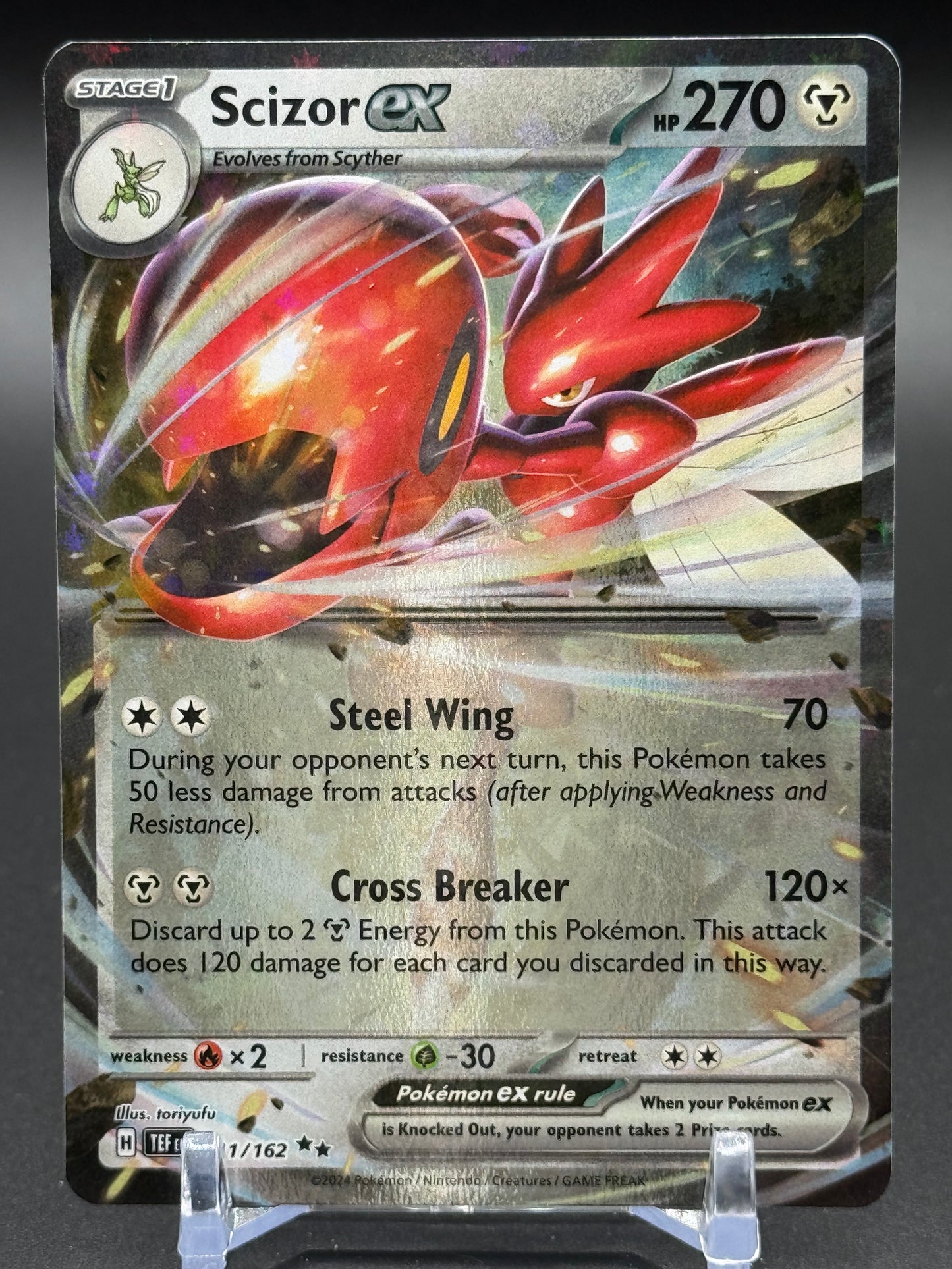 Pokemon TCG Scizor ex | Temporal Forces 111/162 | Condition: Near Mint