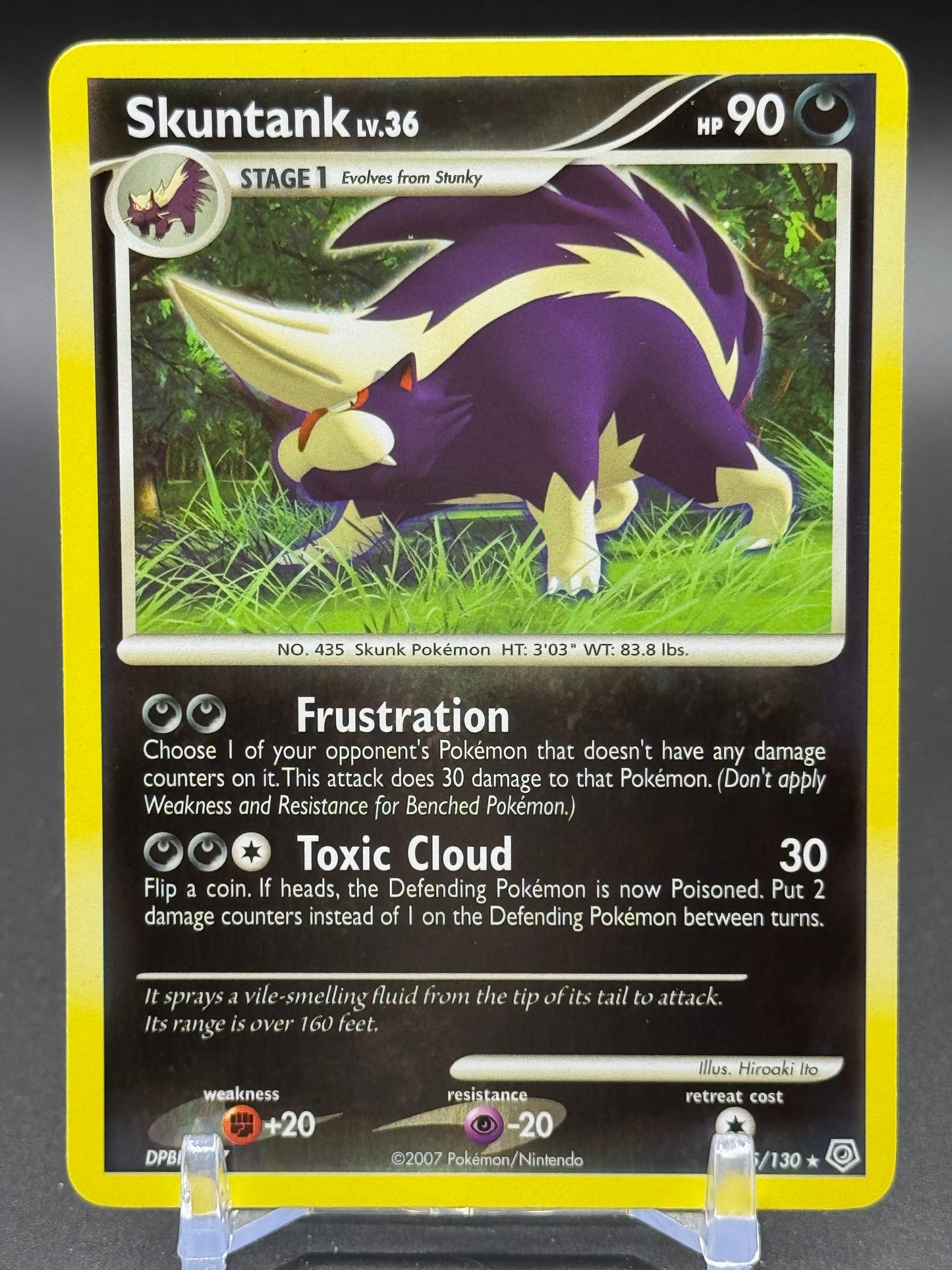 Pokemon TCG Skuntank | Diamond & Pearl 15/130 Reverse Holo | Condition: Near Mint
