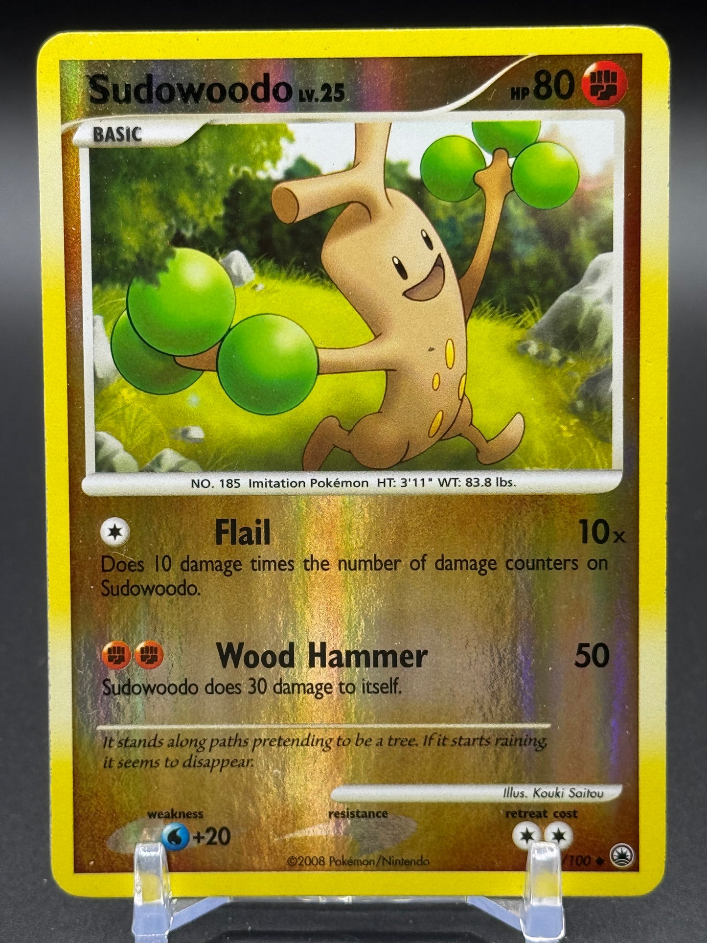 Pokemon TCG Sudowoodo | Majestic Dawn 48/100 Reverse Holo | Condition: Moderate Play