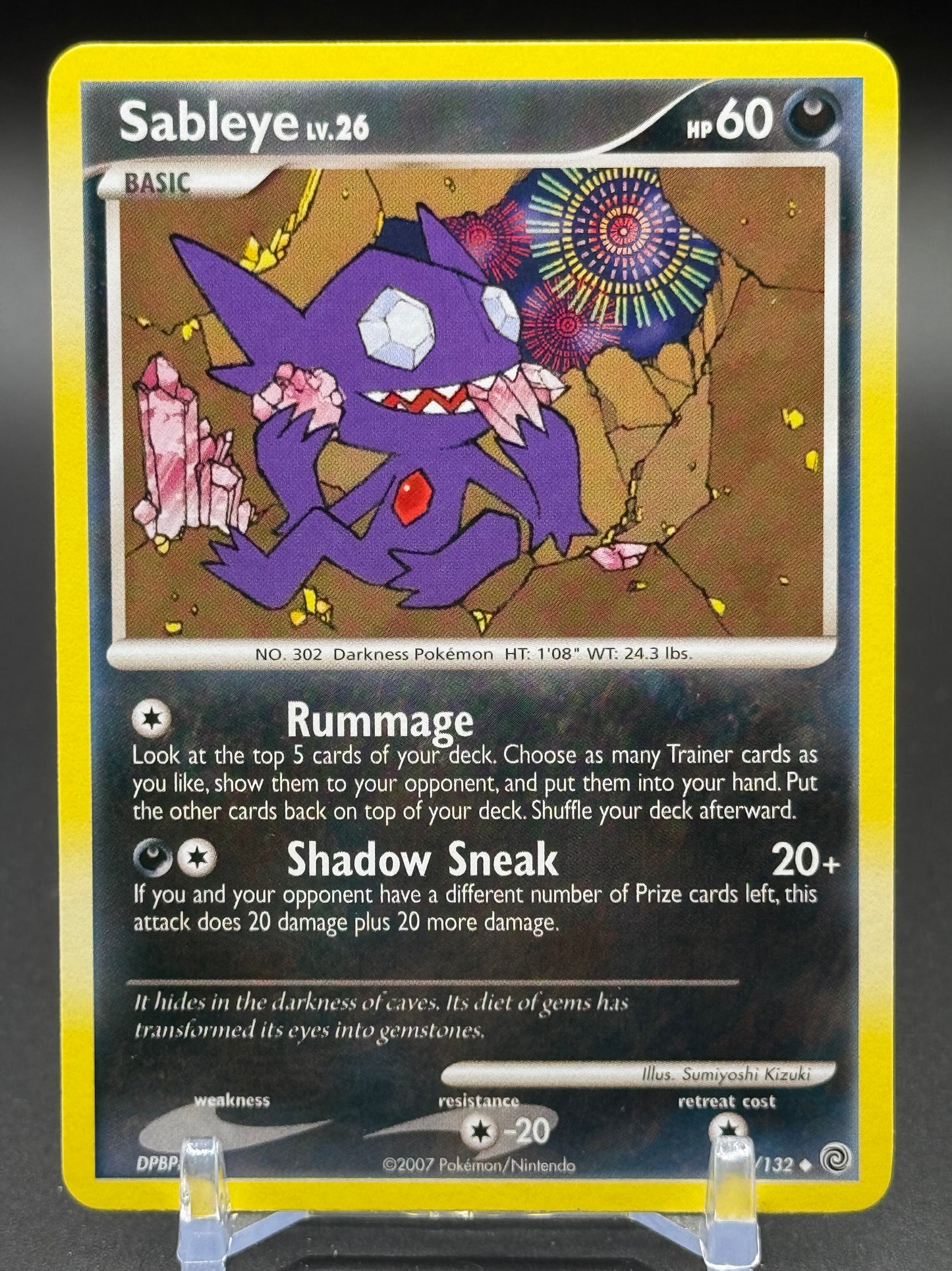 Pokemon TCG Sableye | Secret Wonders 63/132 | Condition: Near Mint