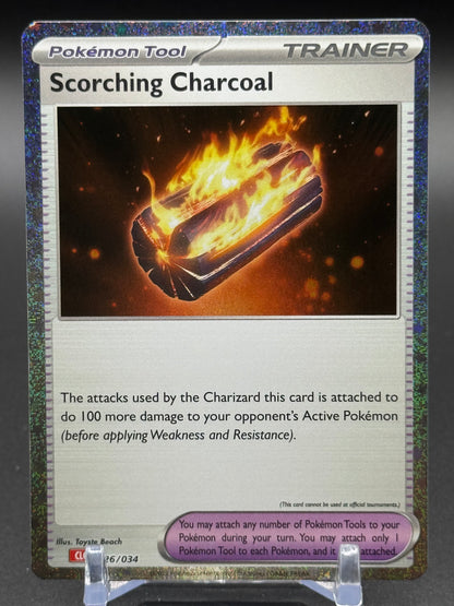 Pokemon TCG Scorching Charcoal | TCG Classic Charizard Deck 026/034 | Condition: Near Mint