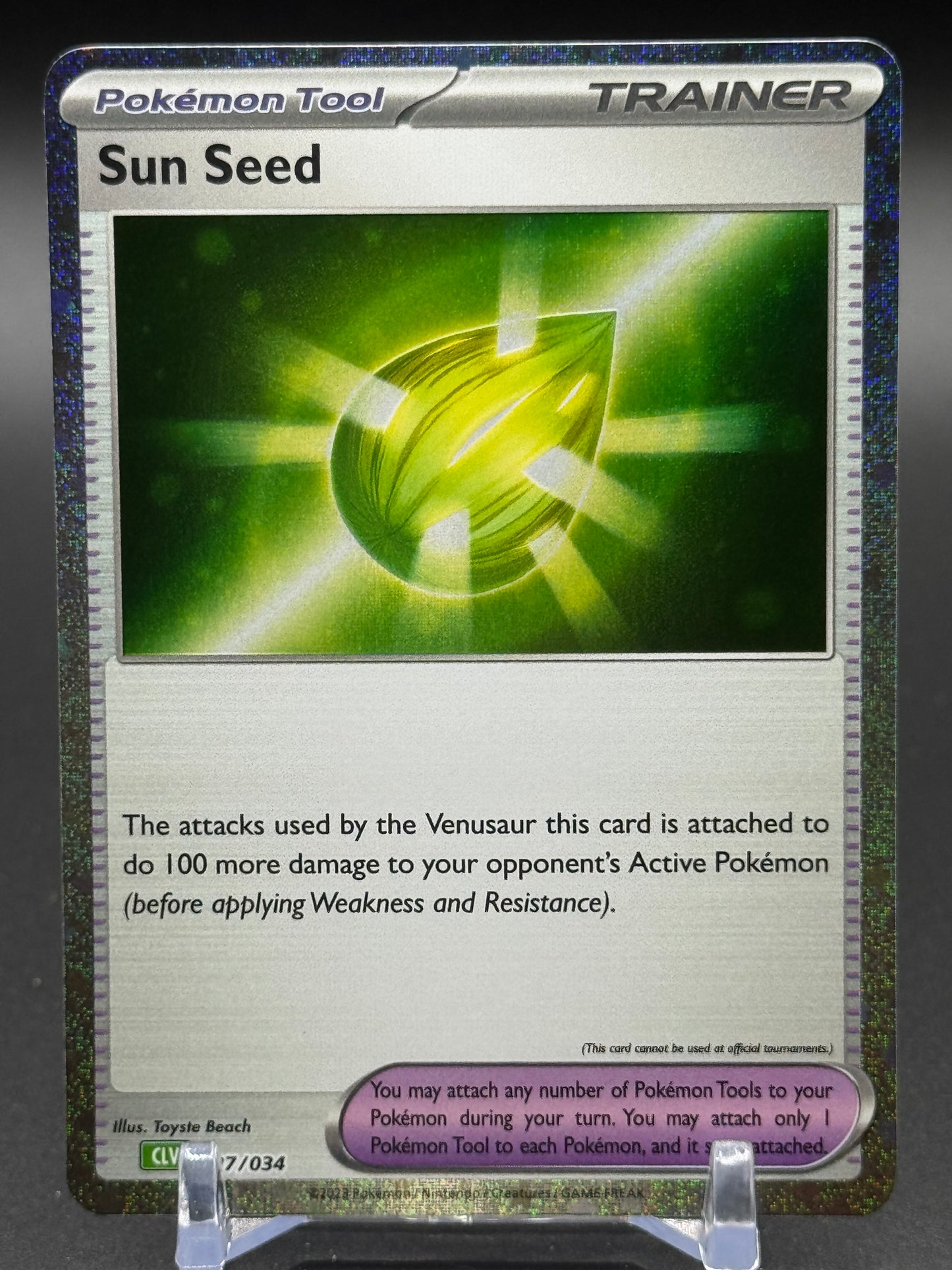 Pokemon TCG Sun Seed | TCG Classic Venusaur Deck 027/034 | Condition: Near Mint