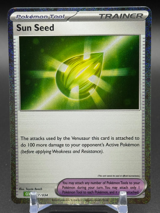 Pokemon TCG Sun Seed | TCG Classic Venusaur Deck 027/034 | Condition: Near Mint