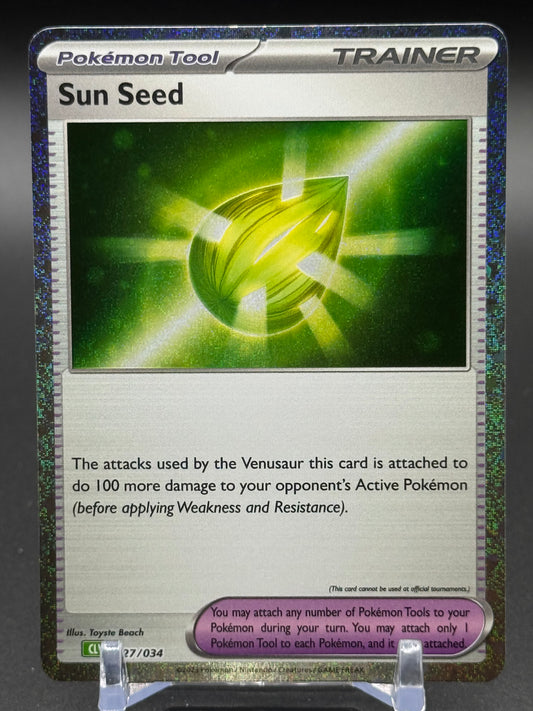 Pokemon TCG Sun Seed | TCG Classic Venusaur Deck 027/034 | Condition: Near Mint