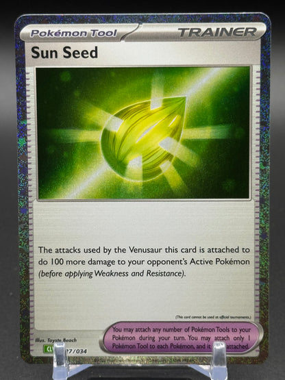 Pokemon TCG Sun Seed | TCG Classic Venusaur Deck 027/034 | Condition: Near Mint