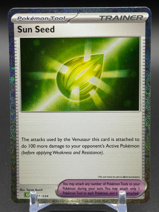 Pokemon TCG Sun Seed | TCG Classic Venusaur Deck 027/034 | Condition: Near Mint