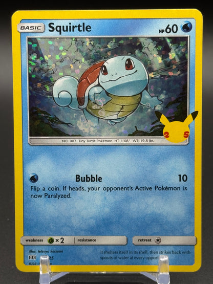 Pokemon TCG Squirtle | McDonald's 25th Anniversary Promos 17/25 Holo | Condition: Near Mint