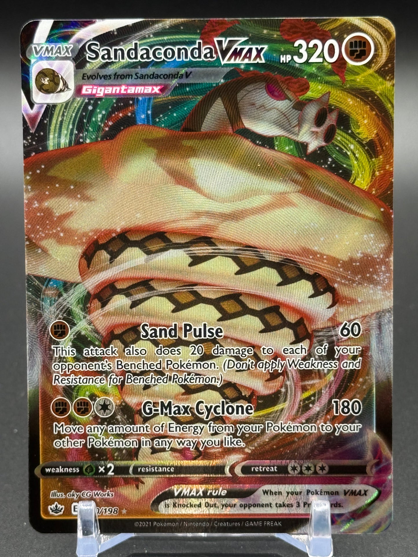 Pokemon TCG Sandaconda VMAX | Chilling Reign 090/198 | Condition: Near Mint