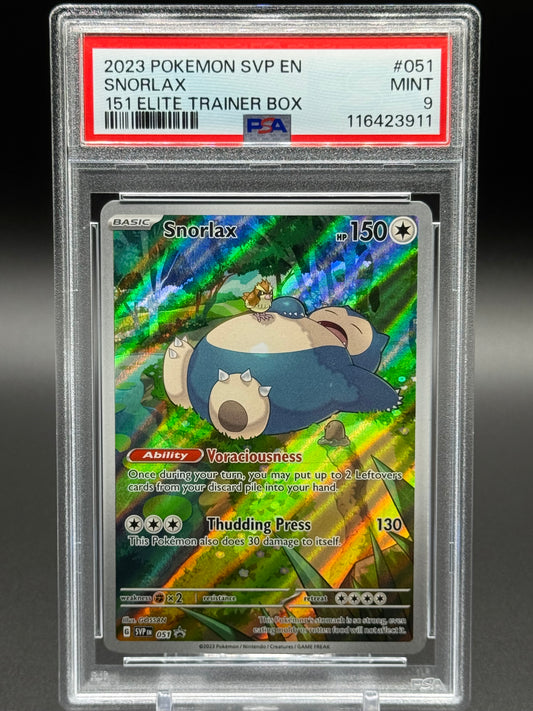 Pokemon TCG Snorlax | Black Star Promo SVP 051 | PSA Graded MINT 9